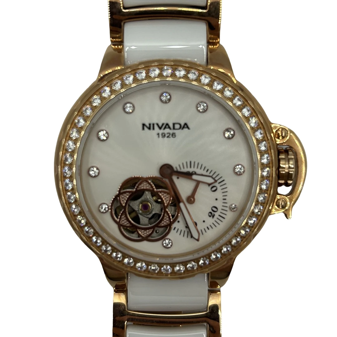 全新未使用 Nivada/尼维达 自动机械女表N83.6112.384817表径36