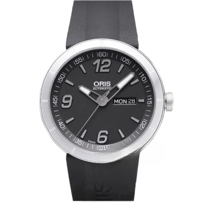 95新 Oris/豪利时 自动男表01 735 7651 4163表径43