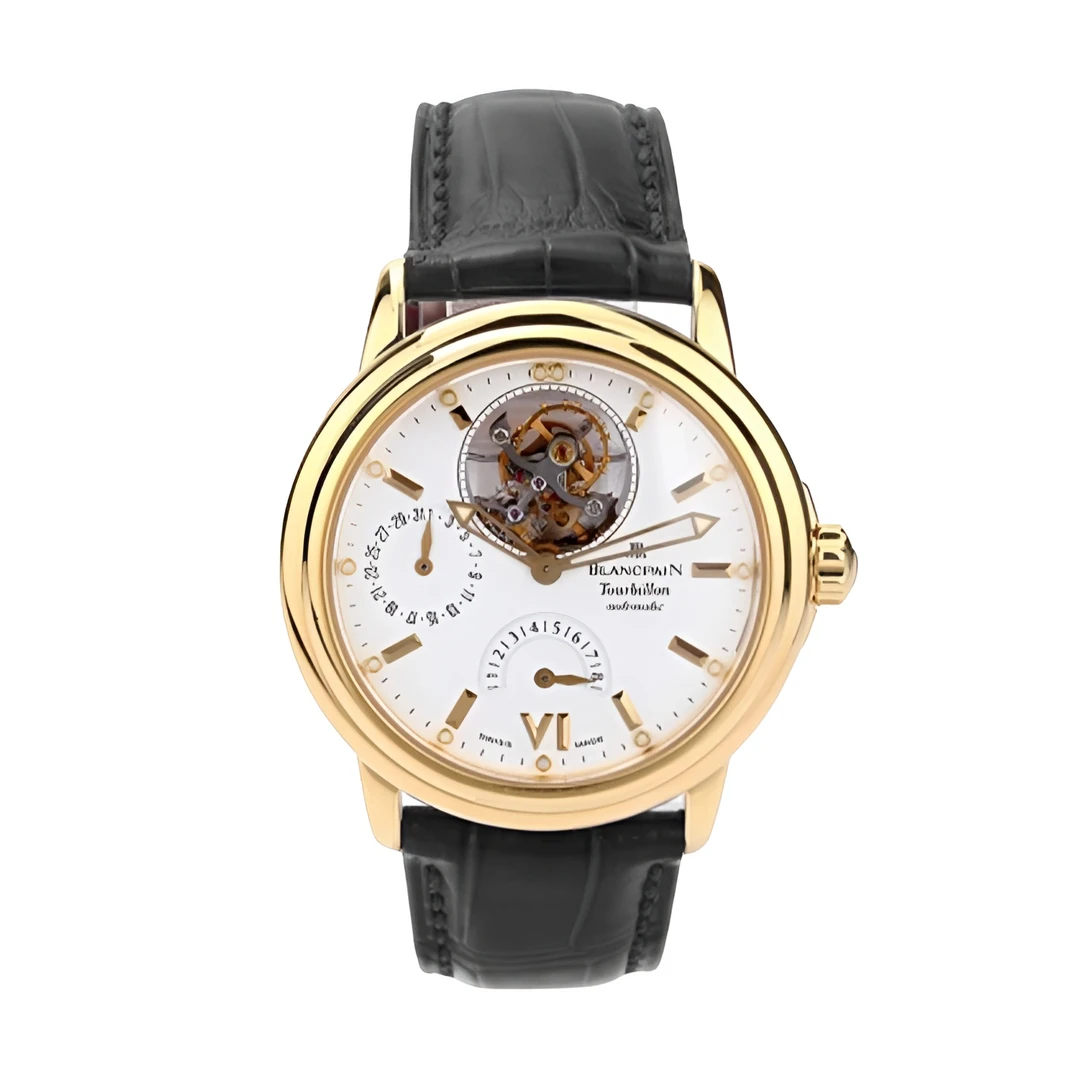 95新 宝珀 自动机械男表 2125-3618-53表径38公价901000