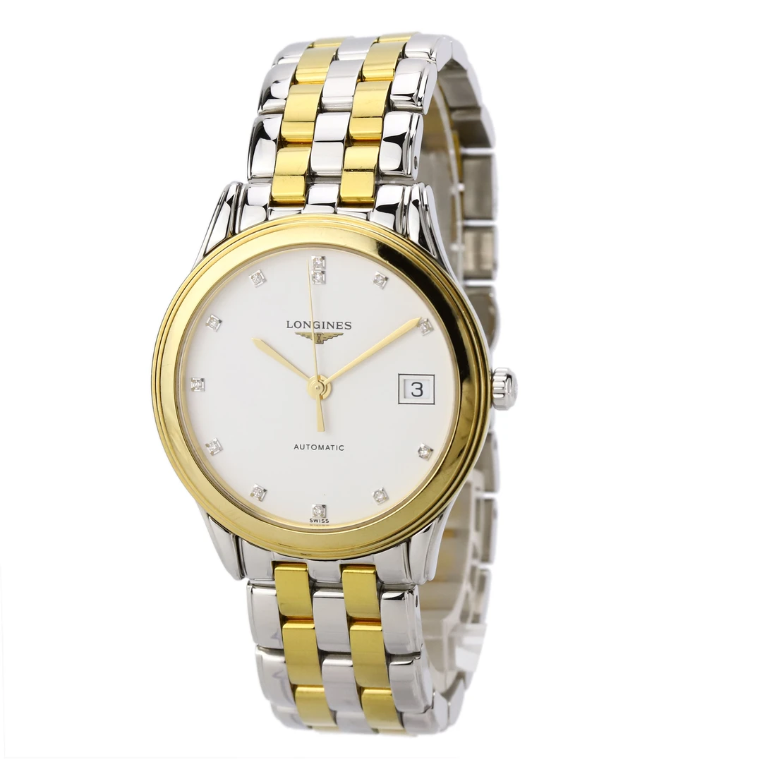 99新 Longines/浪琴 自动男表L4.774.3.27.7表径35.6