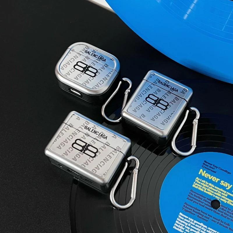 欧美个性潮牌AirPodsPro保护套高级电镀银airpodspro2代新款适用