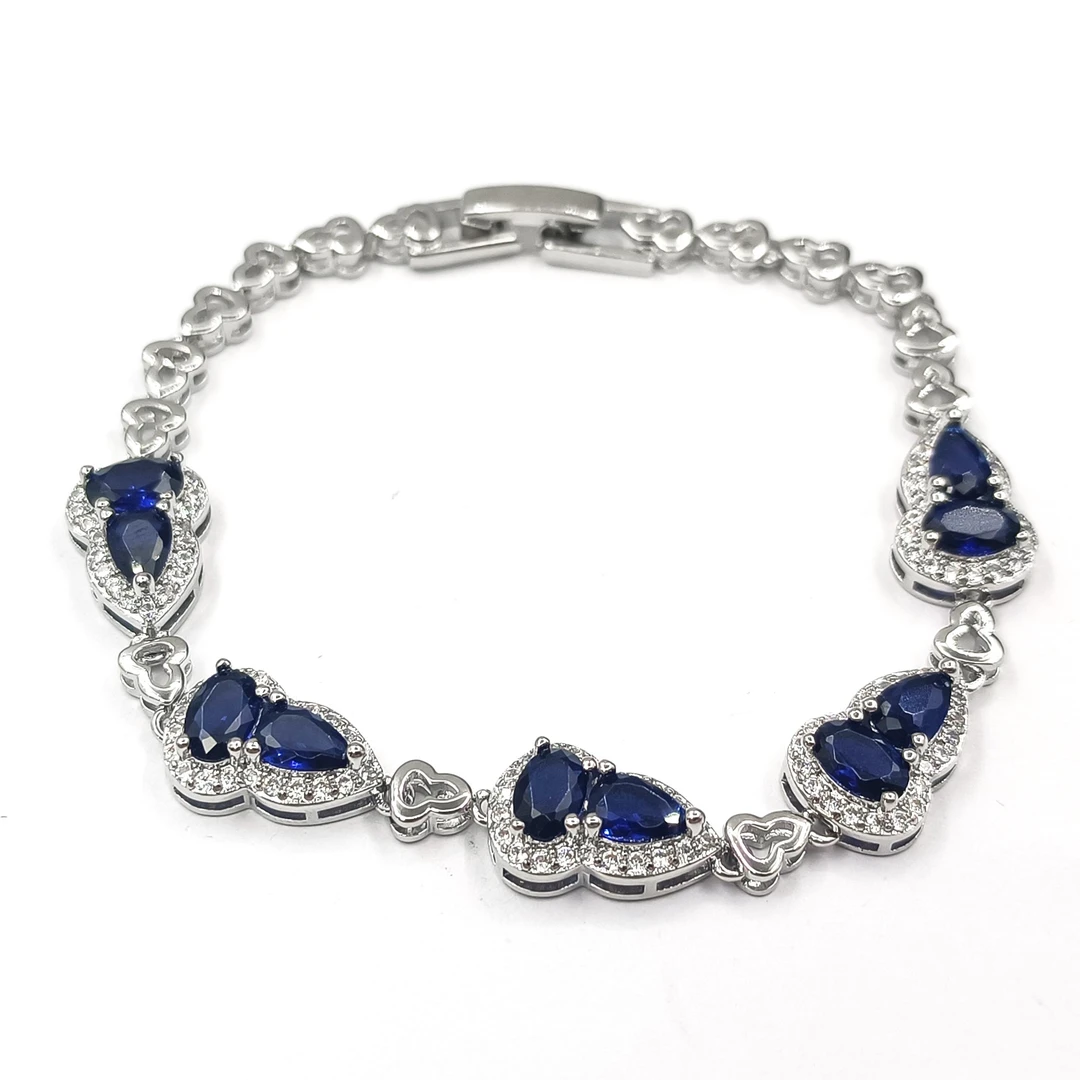 铜合金合成锆石手链 HYM-37217 手链小众精致欧美轻奢大方