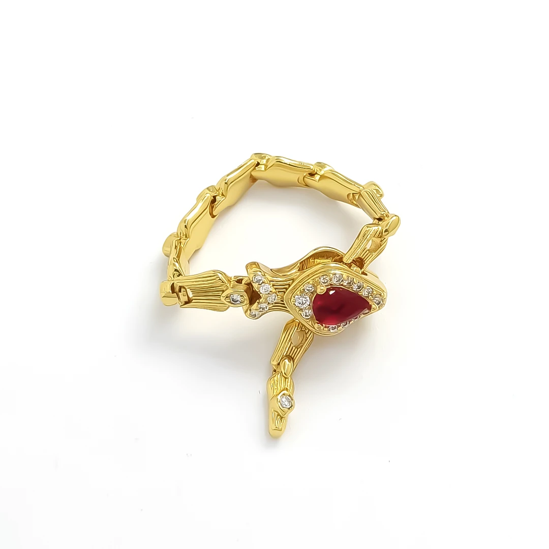 WXDC-000653 【火焰华章】 戒指个性时尚气质