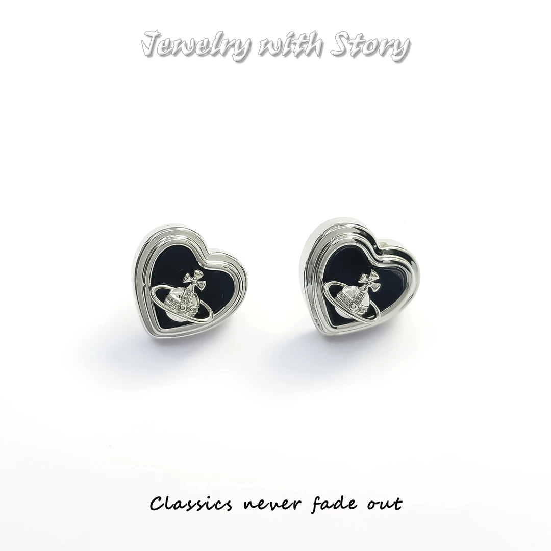 铜合金珐琅耳饰 BLY-70898 耳饰时尚轻奢气质百搭精致