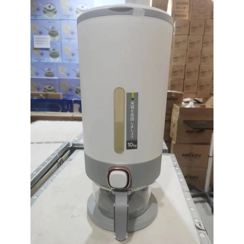 家用日式按压式计量米桶防虫防潮密封桶大米储存罐收纳米桶装米箱