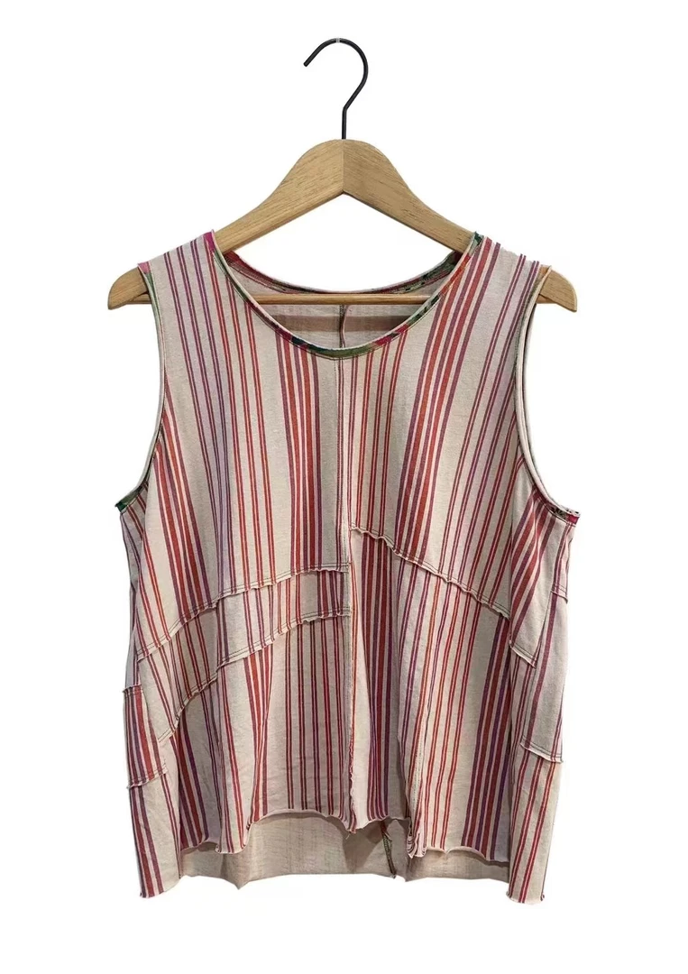 妝點家 左岸迷香 针织背心  有机棉 大麻  Z24SS  4009 无袖圆领