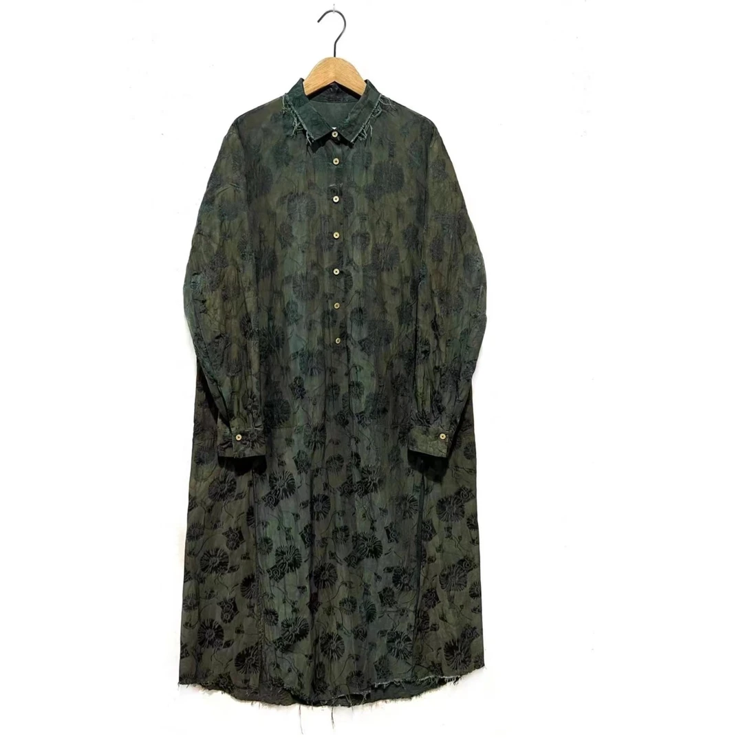 妝點家 左岸迷香 长衬衫 Z23SS/1023 丝 棉 印花 复古