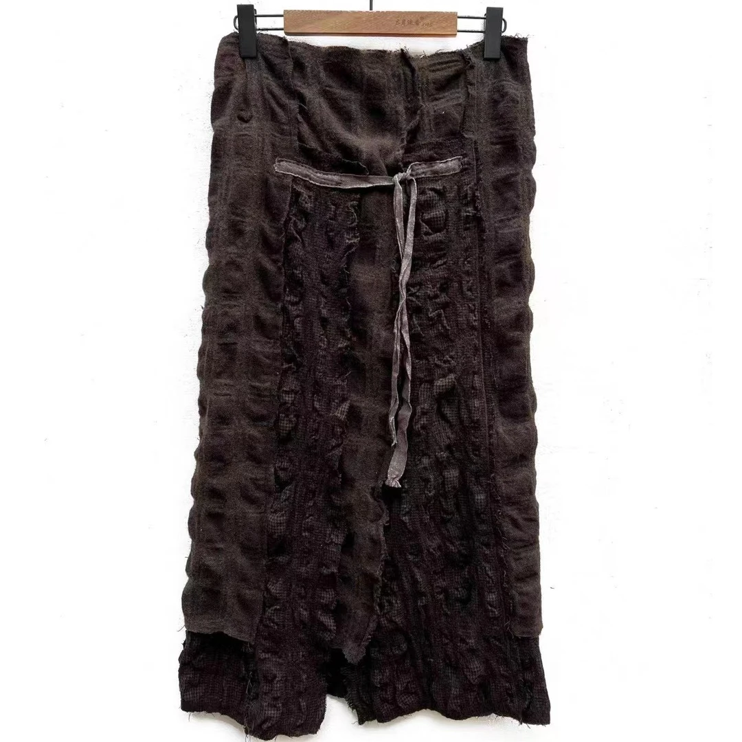 妝點家  左岸迷香   半裙   22FW/2022  A 羊毛  涤纶  B羊毛  棉