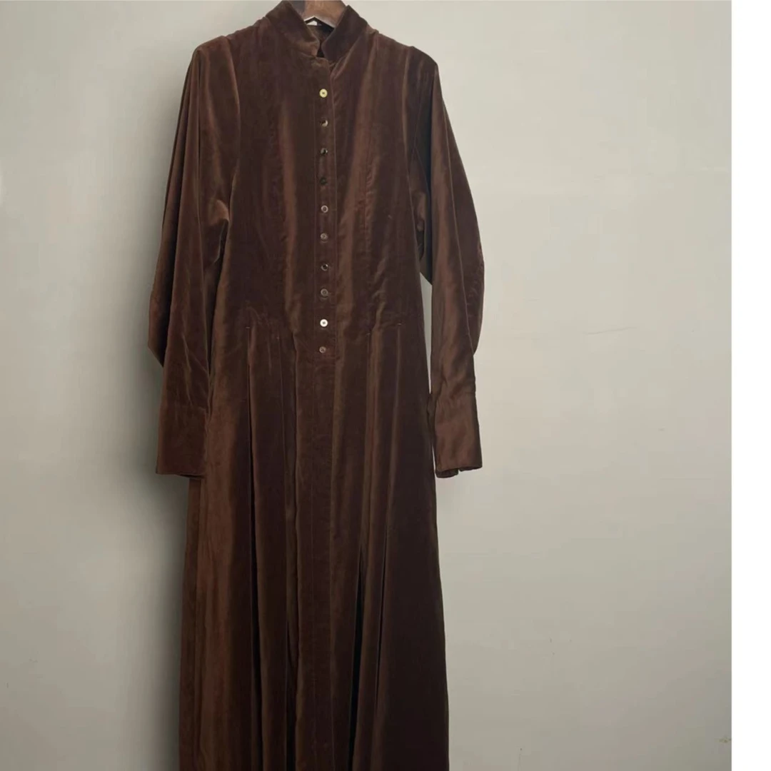 妝點家  左岸迷香   Z22FW   5011 秋冬款风衣外套  中长款文艺