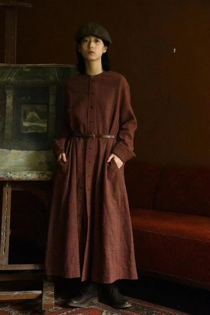 妝點家 左岸迷香 连衣裙  羊毛 55516  气质 宽松 针织