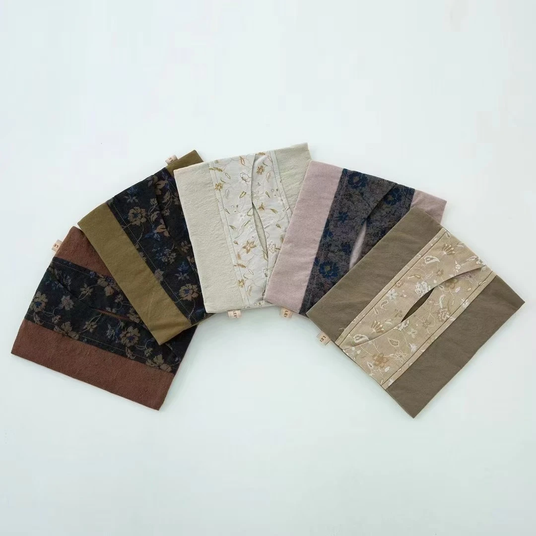 妝點家   垒土    撞色趣味纸巾盒   棉   天丝  BB  1027