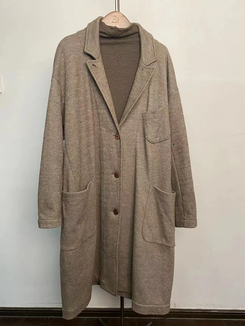 妝點家 左岸迷香 长外套 羊绒 聚酯纤维 Z21FW 8061 宽松 休闲