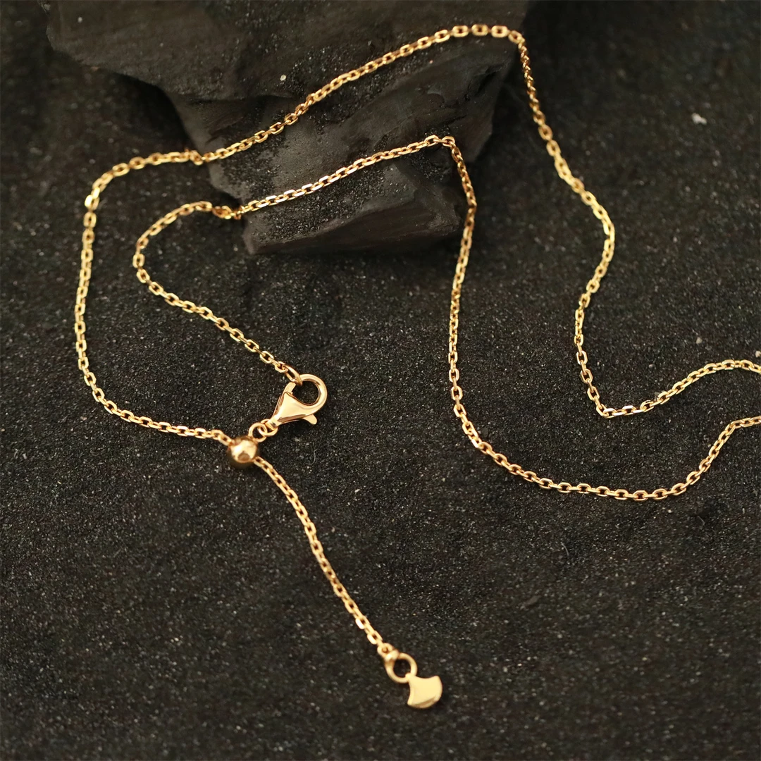 Cmill/晶贵坊 链子925银 抽拉项链N14655JS