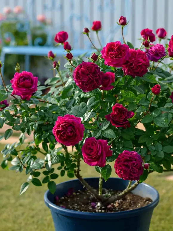 隐喻月季花苗阳台盆栽花卉四季开花植物带花苞蔷薇玫瑰花树苗