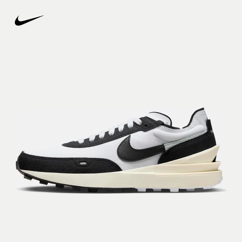 【微疵慎拍】NIKE/耐克华夫底复古跑步鞋 DZ2527-100,-41(鞋面脏污)