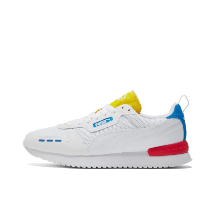 PUMA彪马R78 复古 低帮 运动休闲鞋女子白红蓝373117-39