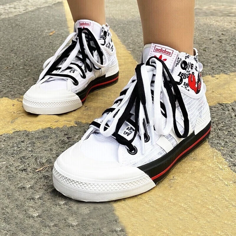 【微瑕慎拍】阿迪达斯高帮板鞋 GY5340-36(非原盒；鞋面轻微脏污)