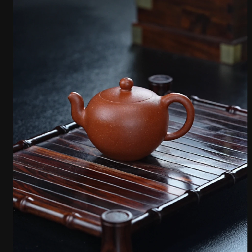 一粒珠 顾华文全手工制作 宝山矿区红降坡泥料 220毫升