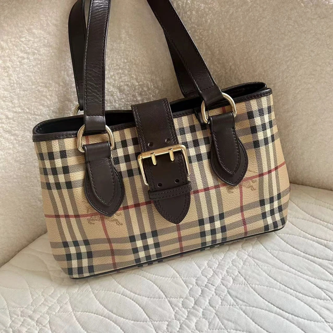95新 BURBERRY/博柏利 多多奢品/博柏利单肩包/97新
