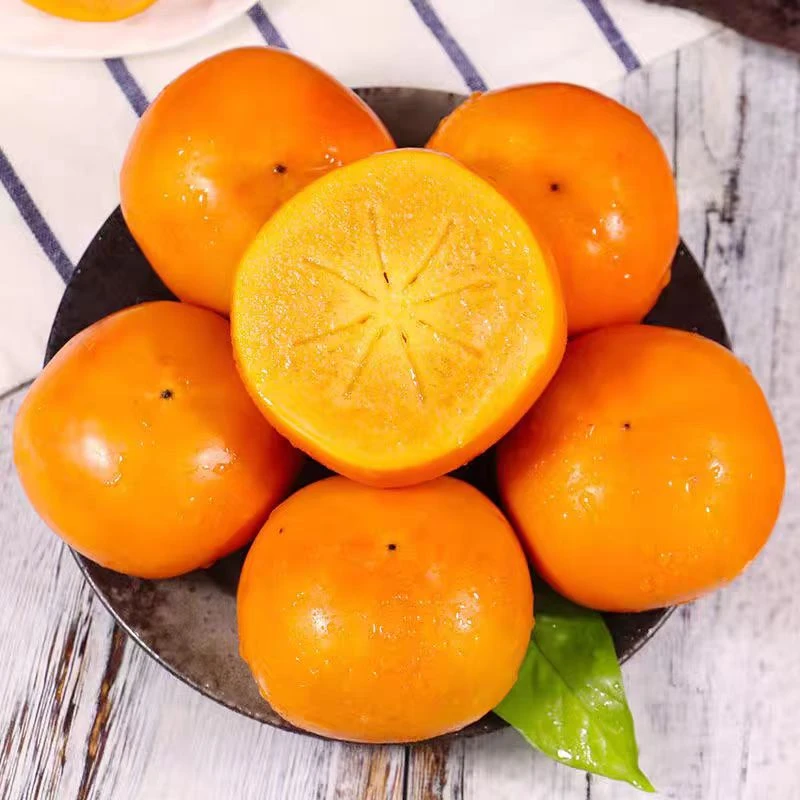 （现摘现发）正宗山西脆柿子应季水果冰糖心甜脆丰阳巧克力脆甜