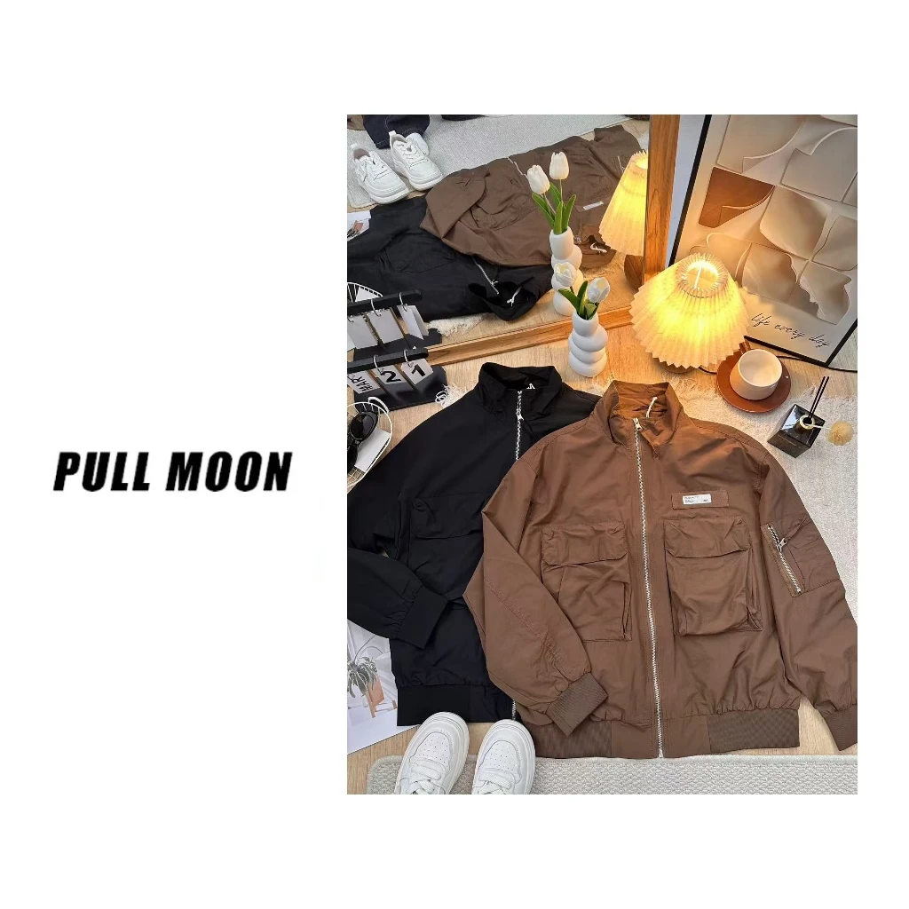 38-3625  工装外套男韩版潮流休闲球服春季外套55-WT/090869/9