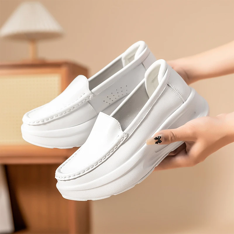 伊护品牌正规护士鞋冬季新款白色舒适透气软底工作不累防滑不臭脚