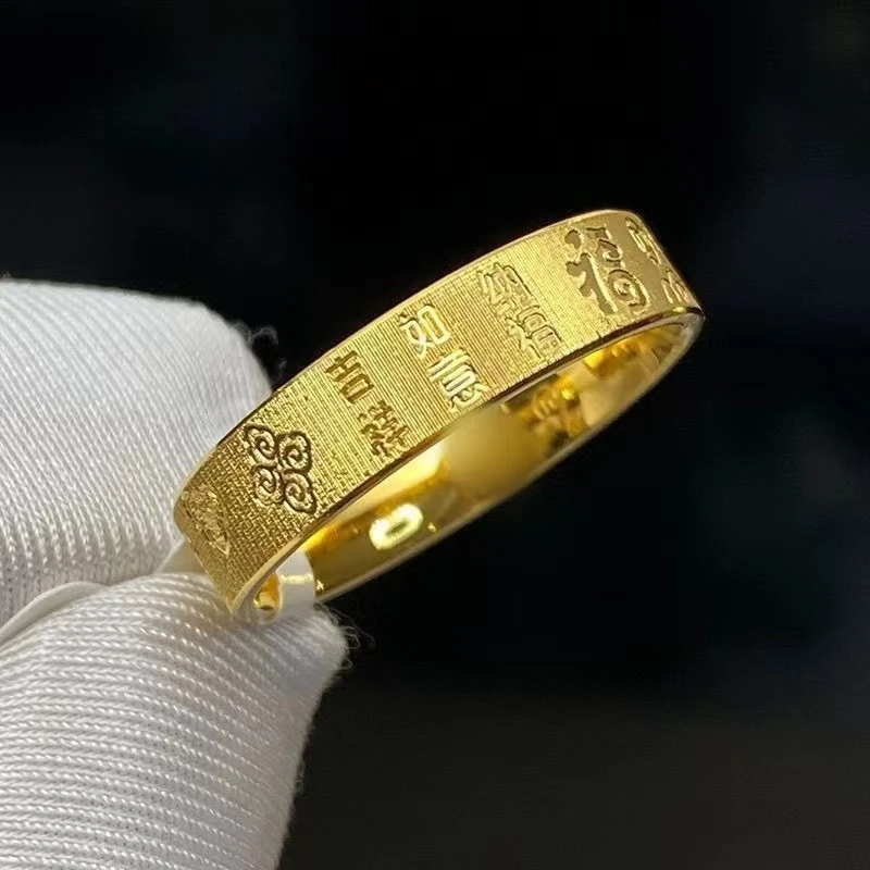 合金戒指 戒指 精品吉言戒指 情侣时尚指环