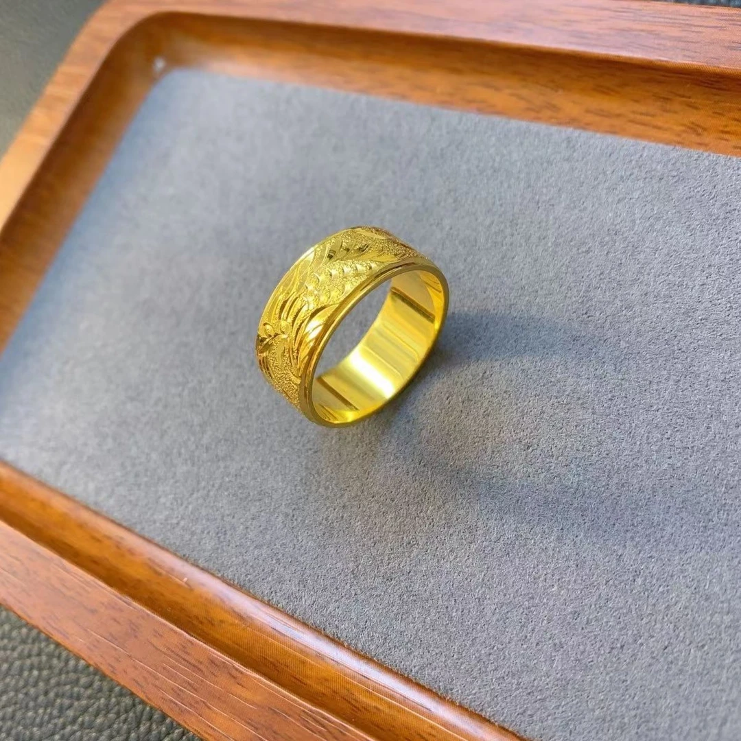 合金戒指 闭口龙凤戒指