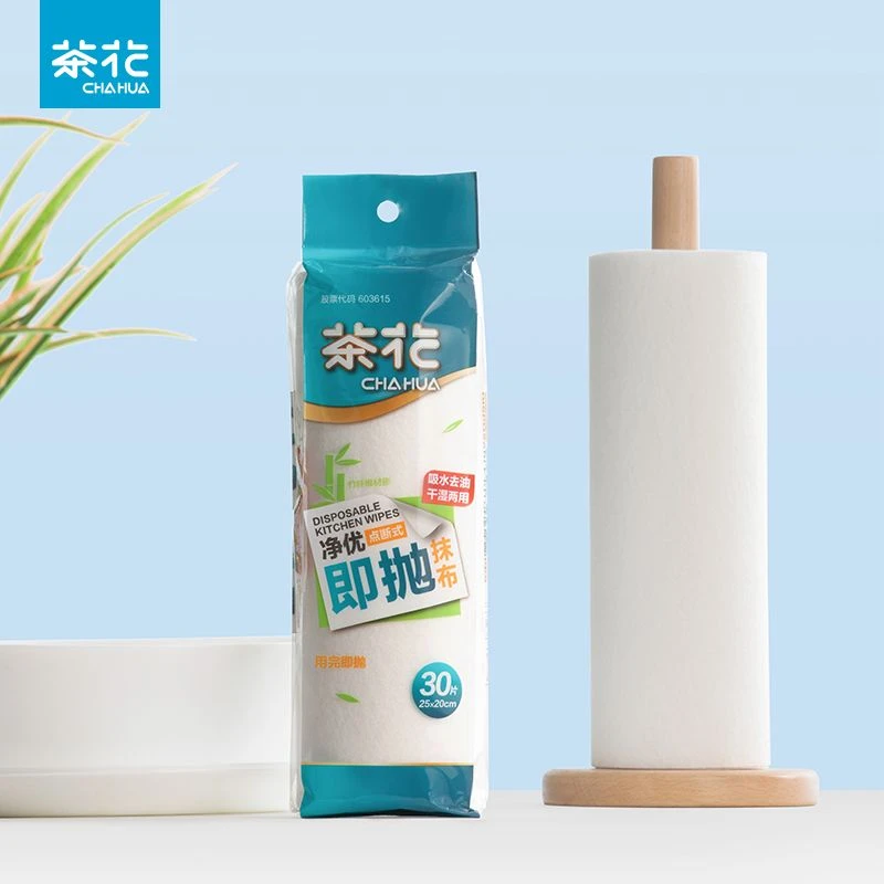 茶花净优即抛抹布懒人抹布干湿两用家用清洁用品厨房一次性洗碗布