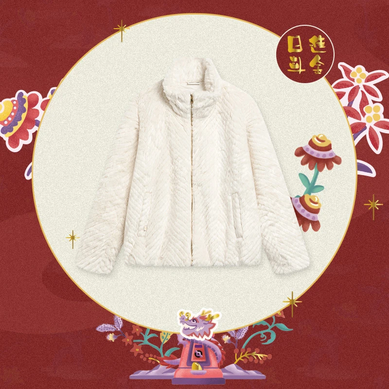 LI-NING/李宁运动潮流系列女子休闲百搭宽松运动外套AJDU002-B品
