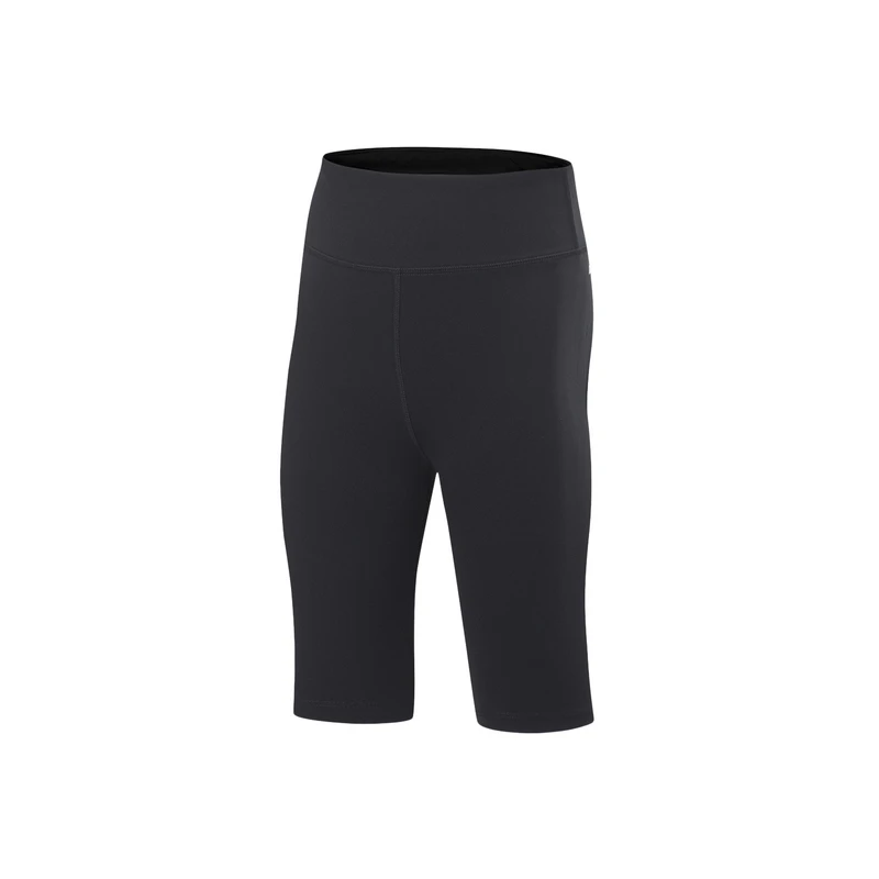 李宁紧身裤夏女童跑步系列透气简约休闲紧身运动短裤YUST002--B品