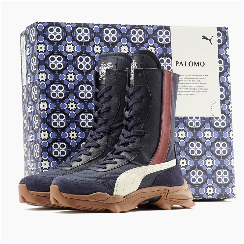 PUMA X PALOMO彪马男女同款休闲鞋拉链款高帮系带靴子386684