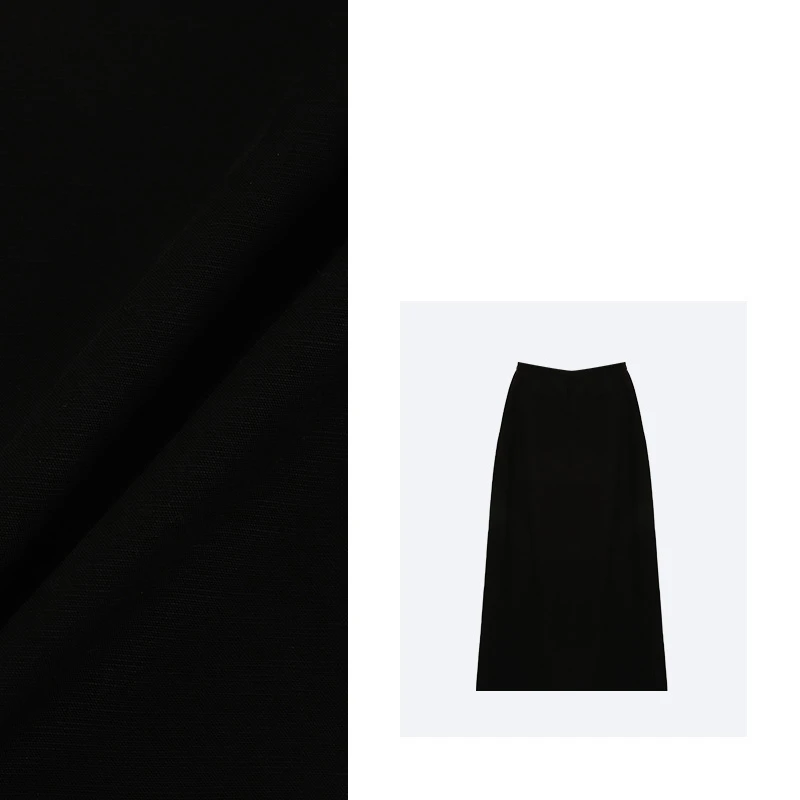 【静奢半裙】row天丝亚麻极简半裙线性松弛感老钱穿搭02044