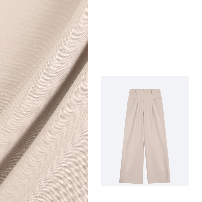 【巴黎街头】Row极简冰氧西裤立体剪裁舒适主义穿搭X5111