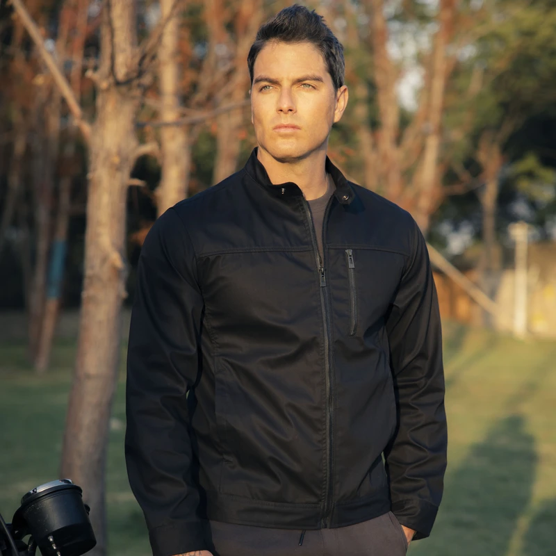 AKCLUB春秋休闲男外套防风立领运动机能高档休闲夹克外套 2304200