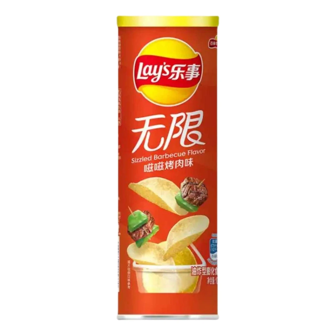 乐事 无限滋滋烤肉味薯片 104g/罐