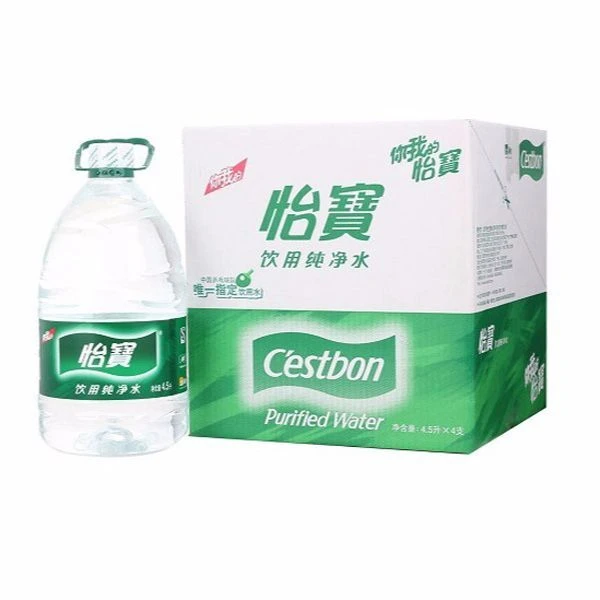 怡宝 纯净水 4.5l*4桶/箱