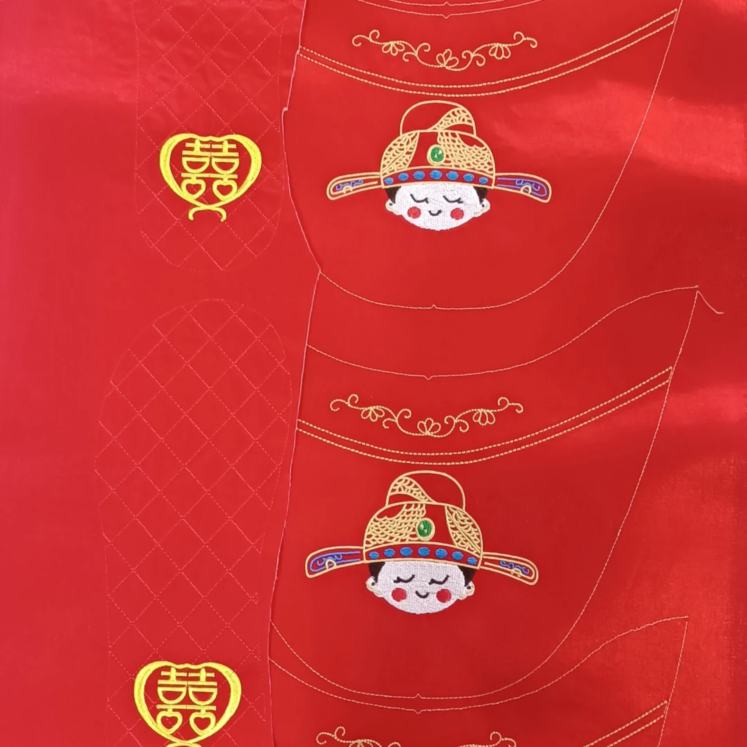 新娘新郎重工刺绣婚鞋绣面全场满50包邮，是绣花鞋面不是成品