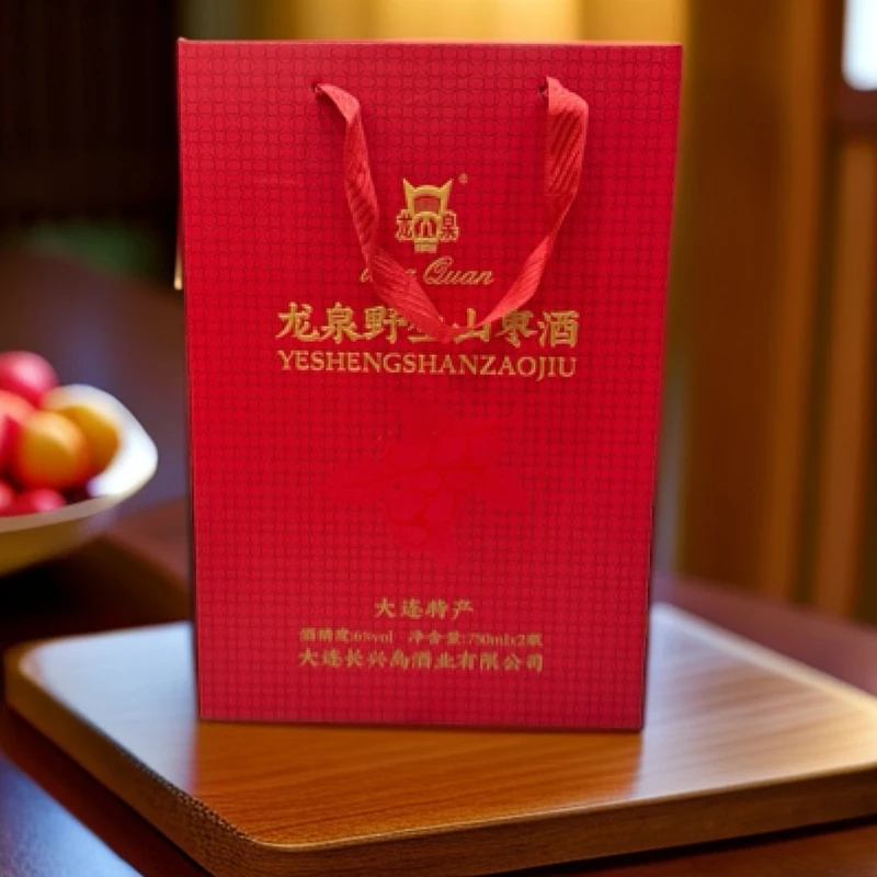 礼盒装山枣酒6度木塞