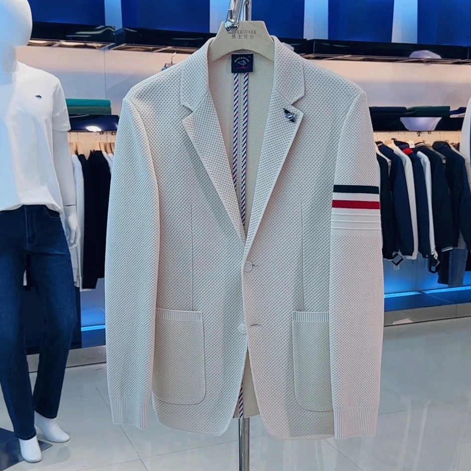 BRAVESHARK/勇士鲨鱼高奢订制经典时尚百搭西服外套男西装2148