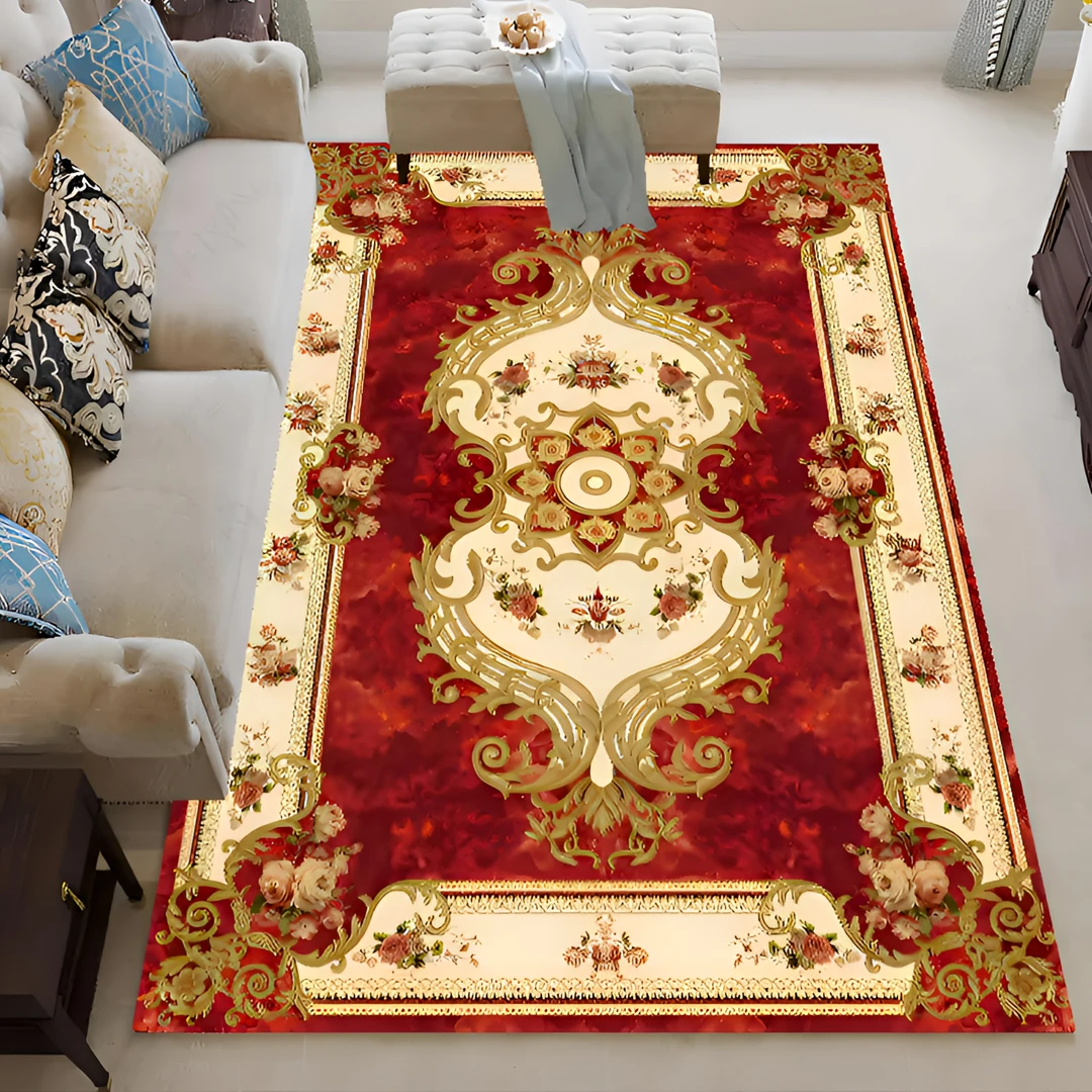 北欧地毯垫现代简约客厅沙发茶几卧室床边地垫满铺家用房间可定制