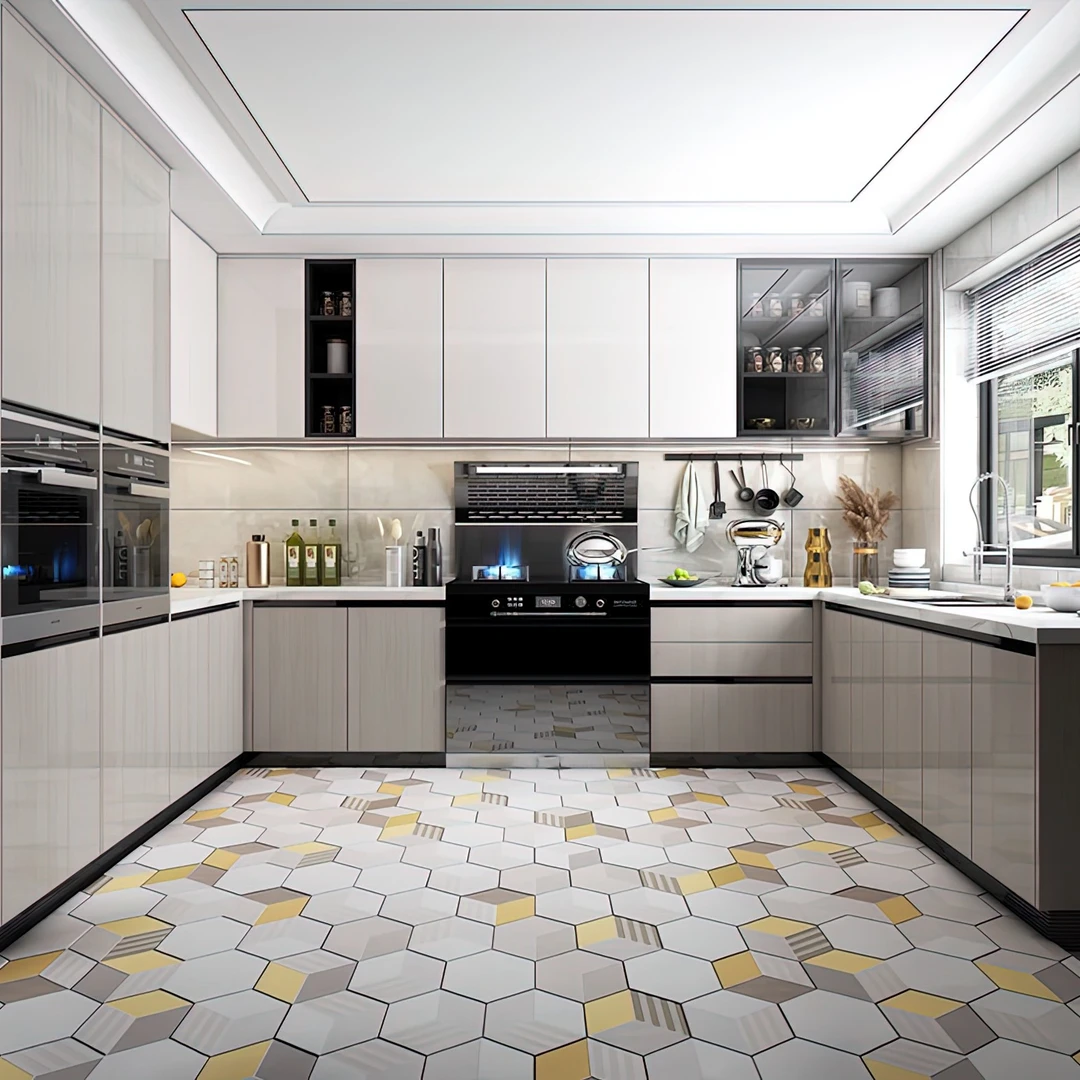 厨房防滑免洗专用防滑地垫防油垫子大尺寸吸水地毯耐脏PVC可擦