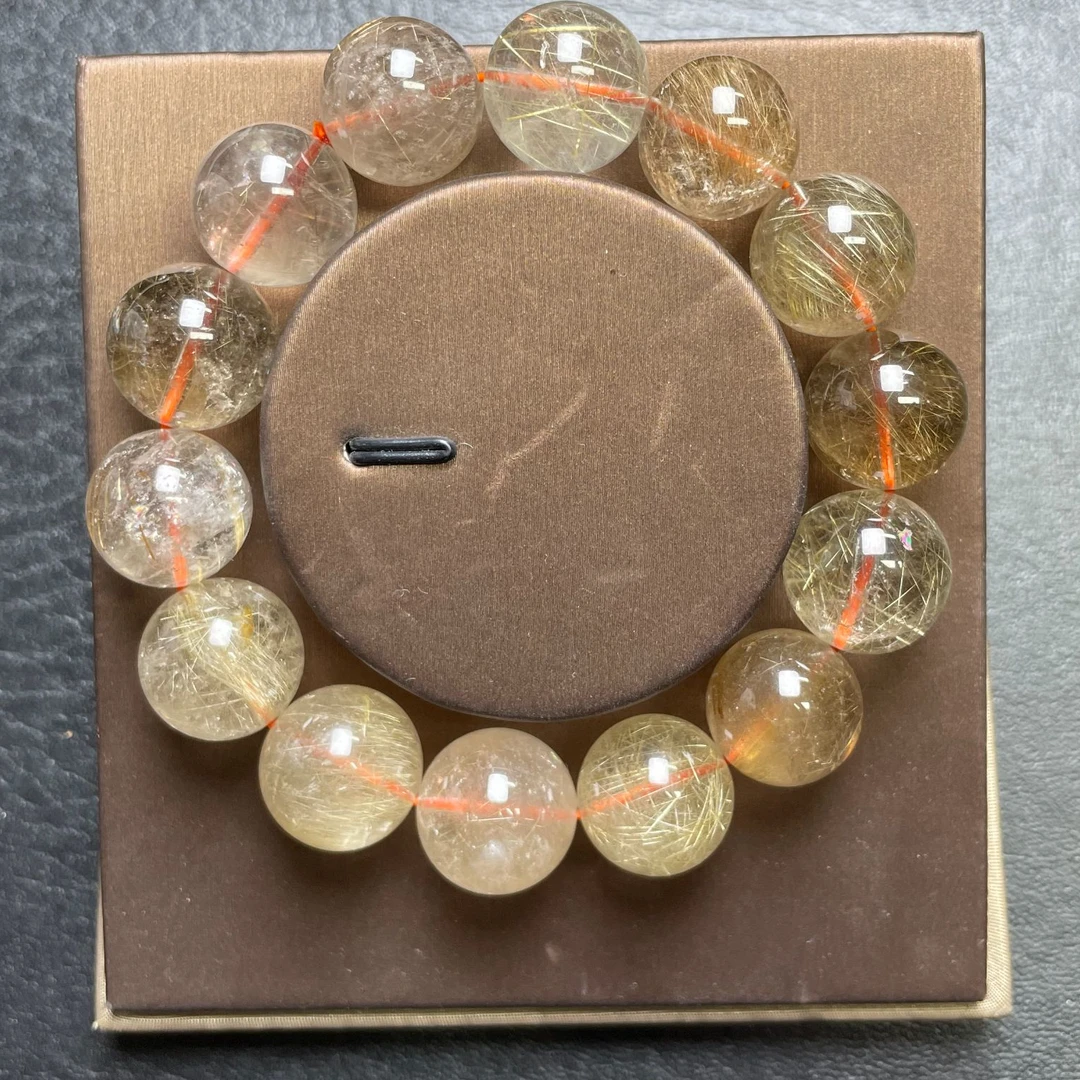 铜合金手链 金发晶单圈女性手链（女王款）素圈