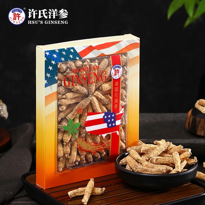 美国严选许氏进口西洋参 S134短枝小一号花旗参227克可切片可打粉