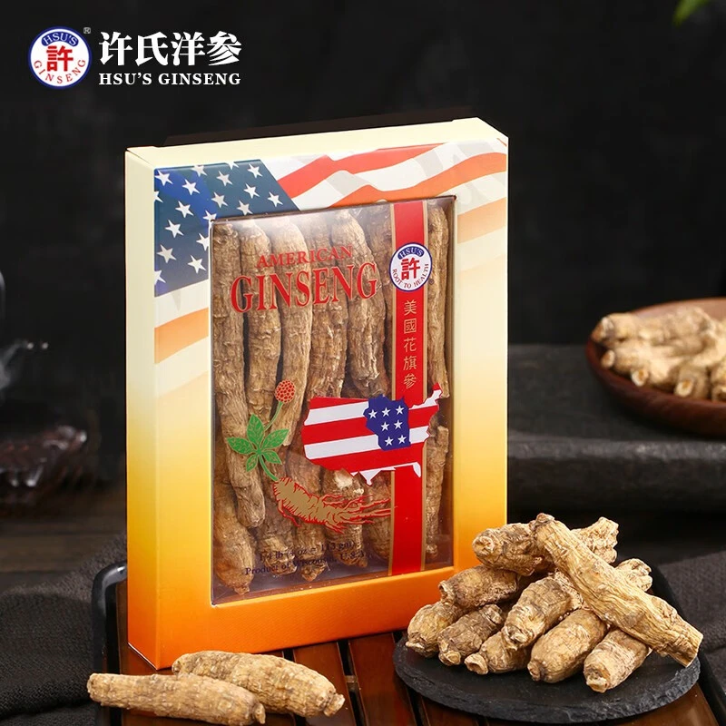 许氏102(1/4LB)中号长型美国进口严选西洋参段可切片可打粉可泡酒