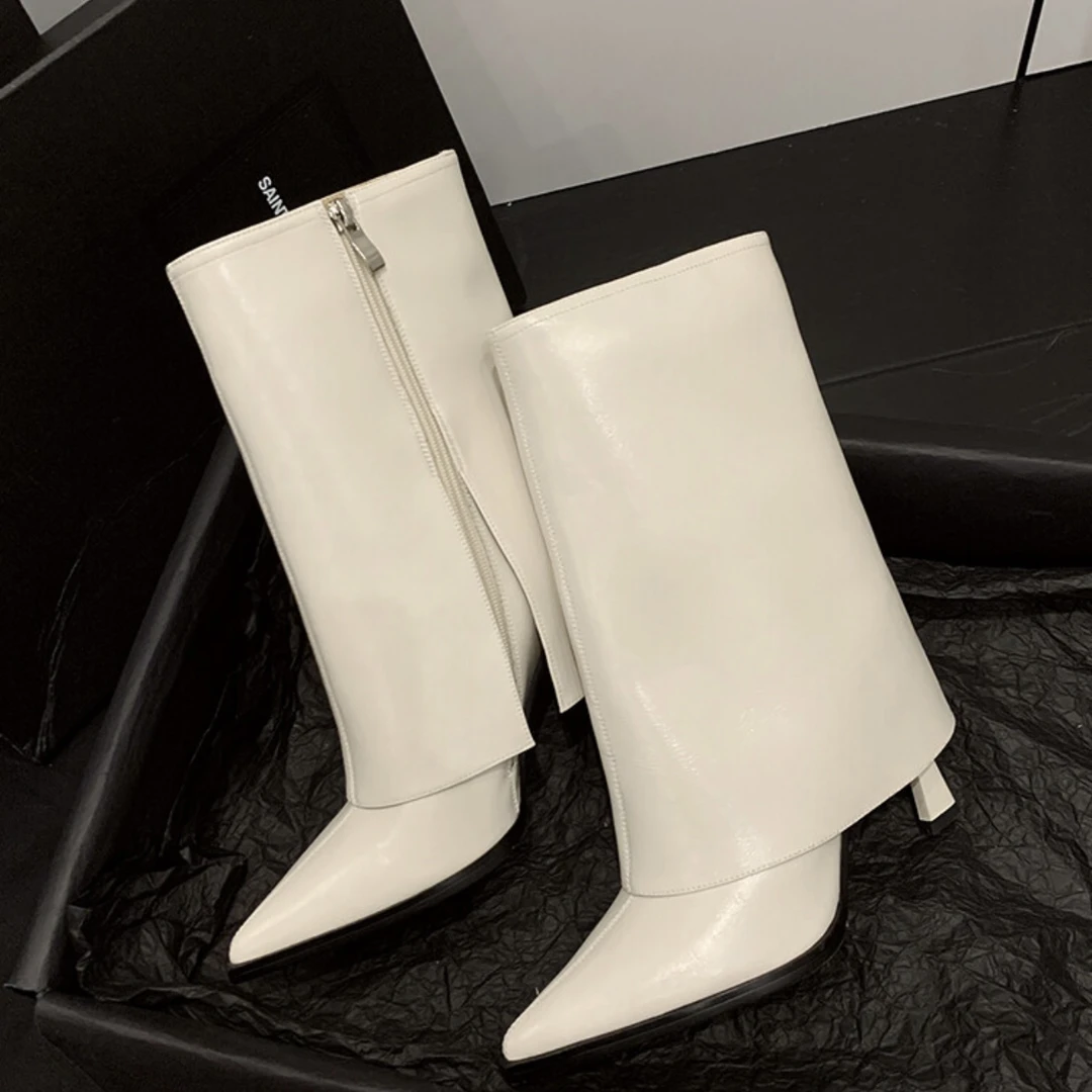 ZHIYU短款裤管靴 气质拿捏 增高显腿长 尖头轻奢 自带气质款