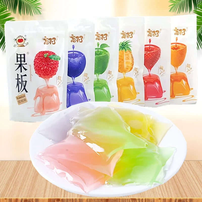 忘不了果板果冻0脂果汁果味草莓菠萝芒果味休闲小零食休闲食品