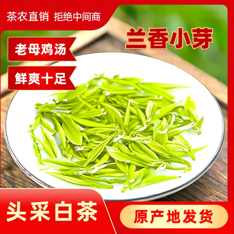 明前特级AAAA安吉白茶茶叶250g新茶正宗白茶嫩芽高山白化绿茶