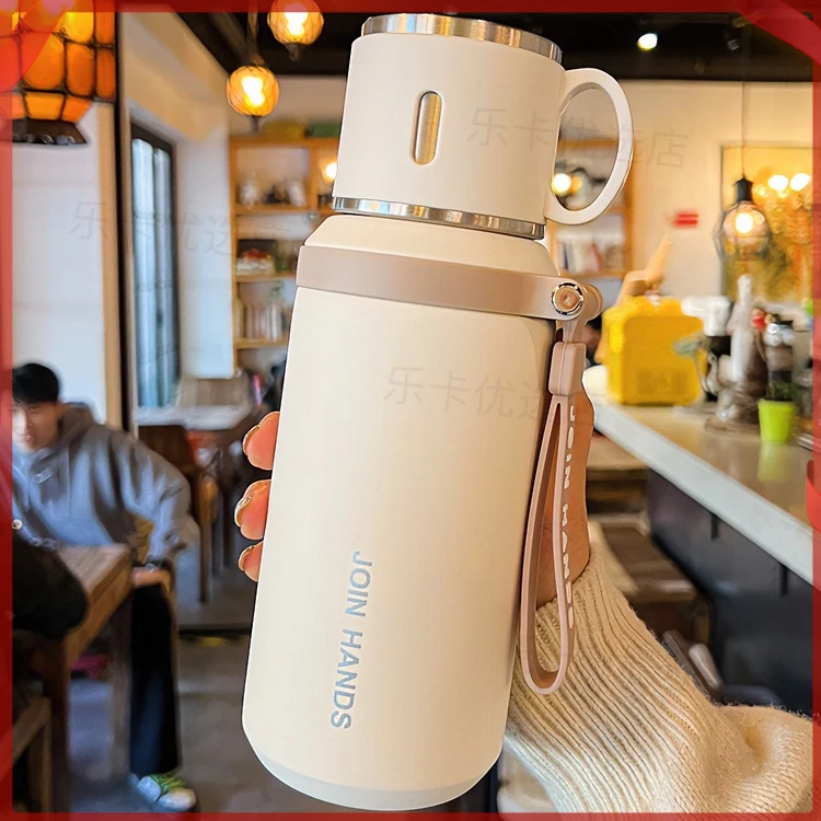 保温杯女新款2025高颜值冬季316不锈钢水杯男款学生上学专用杯R02