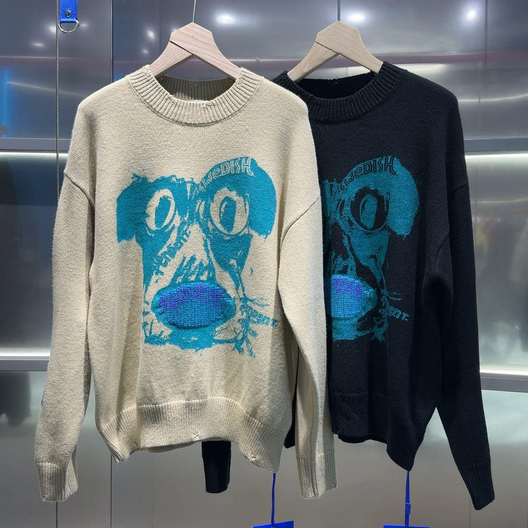 素劲2 加厚 休闲针织毛衣卫衣 WY10-383 G226